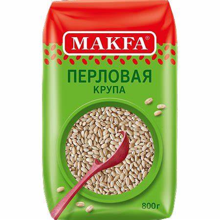 Крупа в полипропилене MAKFA Крупа ячменная перловая № 1 800 гр: купить Картинка - Крупа в полипропилене MAKFA Крупа ячменная перловая № 1 800 гр: купить