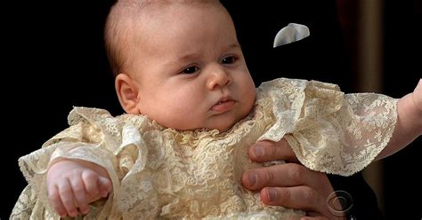 Prince George S Christening Brings Together 4 Generations Of Royals Cbs News