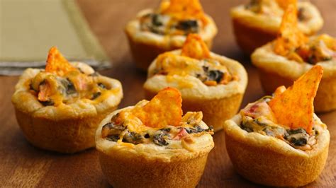 The turkey needs time to thaw and that's a lot of food! Mexican Appetizer Cups recipe from Pillsbury.com