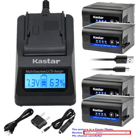 kastar battery lcd fast charger for sony np f970 ccd trv56 ccd trv615 ccd trv67 ebay
