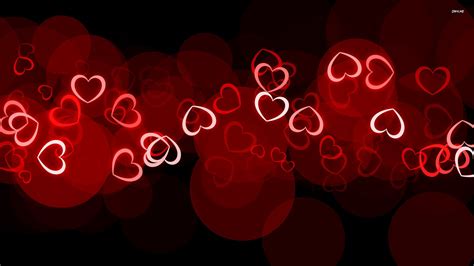 Download Glowing Hearts Happy Valentines Day 2015 Hd Desktop Wallpaper