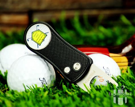 The Engraved Divot Repair Tool And Custom Ball Marker Is A Perfect T