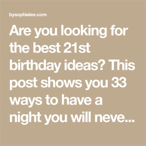 Best 21st Birthday Ideas 33 Insanely Fun 21st Birthday Ideas For A