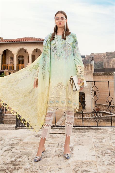 Mariab Luxe Lawn Collection 2021 D 2106 A Yourlibaas