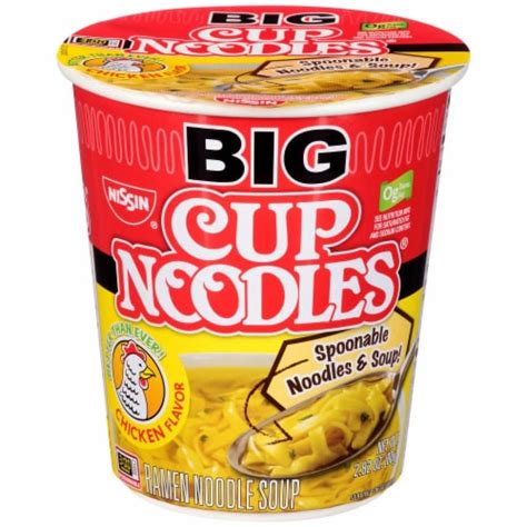 Nissin Big Cup Noodles Chicken 2 82 Oz Fred Meyer