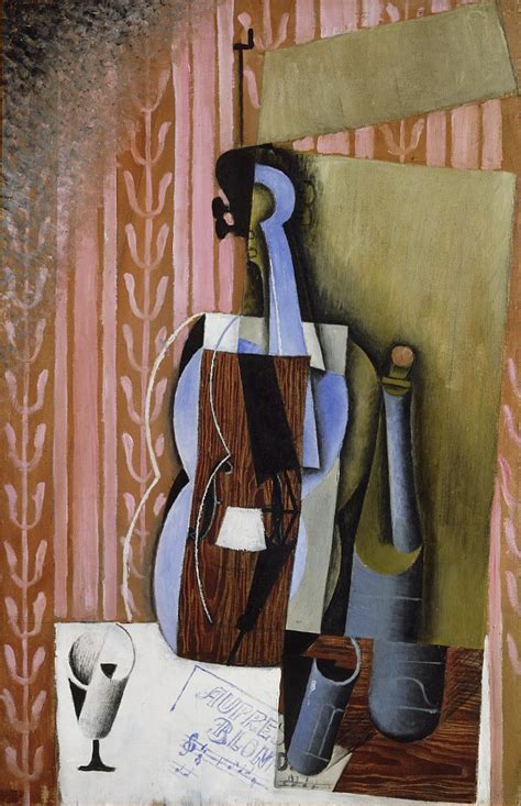 Two of gris' masterworks of 1913are the still life with pears and the violin and checkerboard (pages 32 and 33). Juan Gris Violin Wandbild auf Leinwand & Acrylglas kaufen