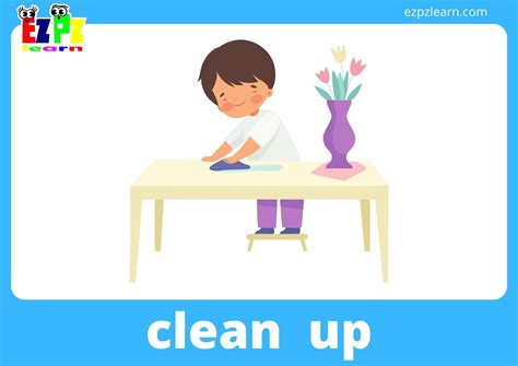 Chores Flashcards With Words View Online Or Pdf Download
