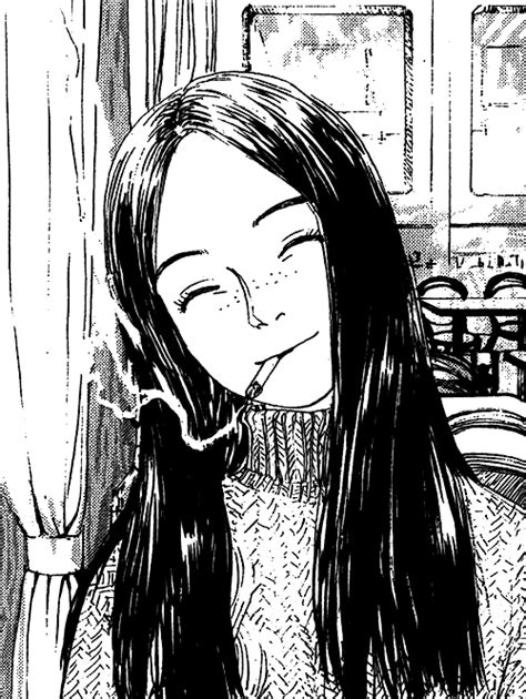 Black And White Manga Cap And Girl Image Ilustração Da