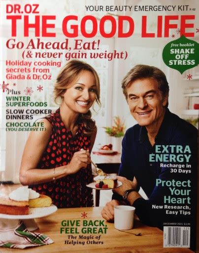 Dr Oz The Good Life Connections