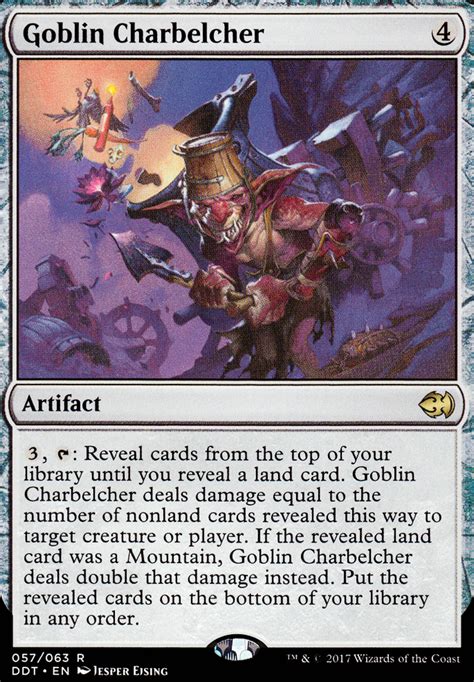 Check spelling or type a new query. Goblin Charbelcher (DDT MTG Card)