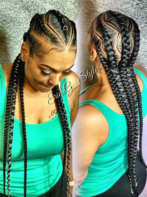 Pin By Erica Goodman On Braided Styles For Black Women Hair Styles