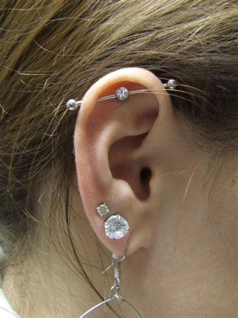 industrial piercing | Tumblr | Tragus piercing jewelry, Industrial piercing jewelry, Cute ear ...