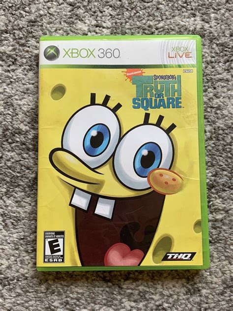 Spongebobs Truth Or Square Microsoft Xbox 360 Complete