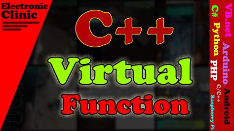 Virtual Function And Pure Virtual Function In C Cpp With Examples
