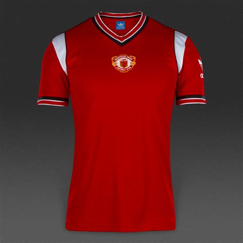 Mens Clothing - adidas Originals Manchester United 85 Jersey H - Red