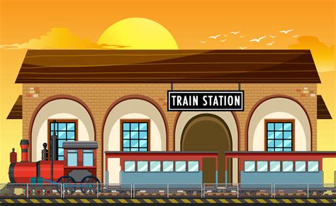 Top Railway Station Cartoon Delhiteluguacademy Com