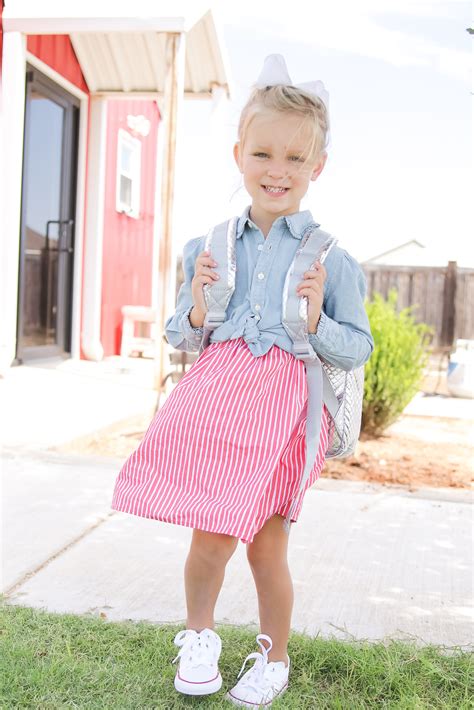 First Day Of School Dress School Outfits Flutter Sleeves