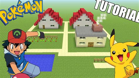 Minecraft Tutorial How To Make Pallet Town Pokemon Pokemon Go