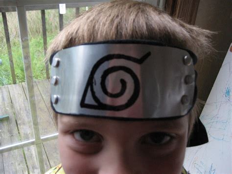 How To Make A Naruto Style Headband In 2020 Naruto Headband Diy