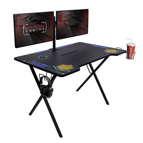 Buy Atlantic Viper 3000 Gaming Desk With Led Lights Online At Lowest