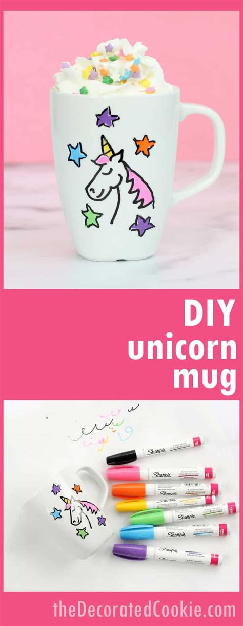 Diy Unicorn Mug A Dishwasher Safe Personalized Handmade