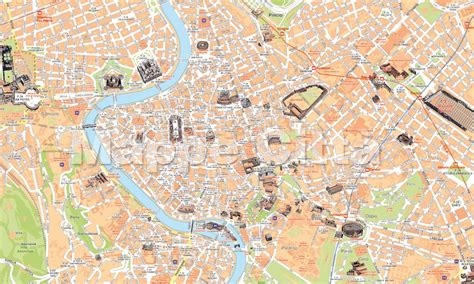Cartina Turistica Roma Da Stampare Aria Art