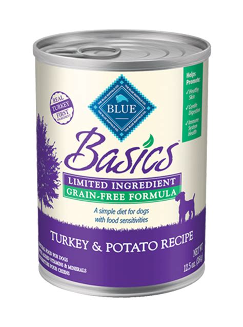 Blue Buffalo Basics Limited Ingredient Diet Grain Free Turkey And Potato Canned Food For Adult