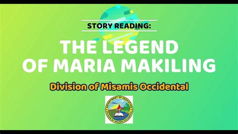 Story Reading The Legend Of Maria Makiling Youtube