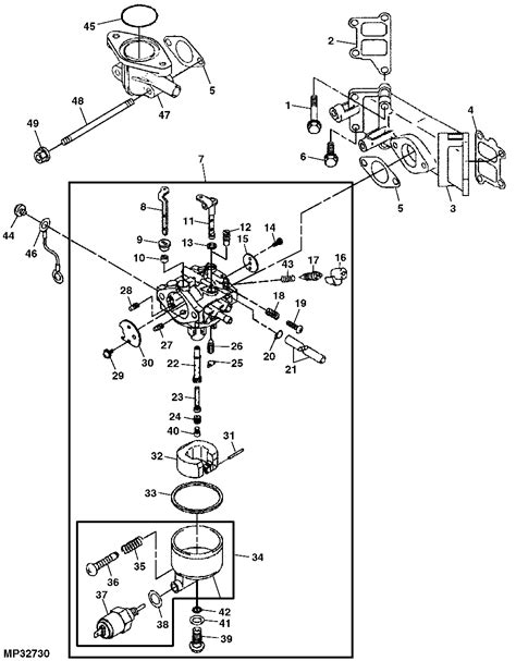 John Deere Lx188 Engine Parts Diagram