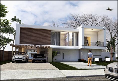 Free 3d Models Houses Villas Brazilian Modern House And Visopt By