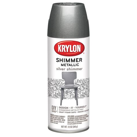 Purchase a hand sprayed color chart over here. Krylon® Shimmer Metallic Spray Paint