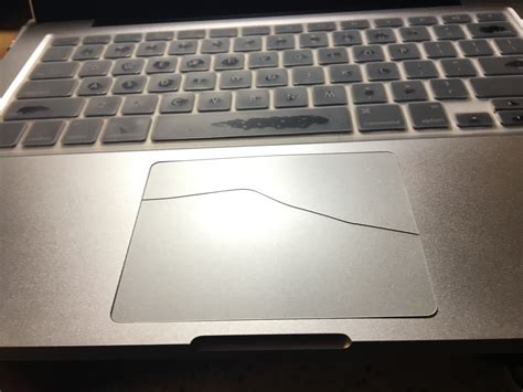 My Macbook Pros Trackpad Is Cracked And Apple Community