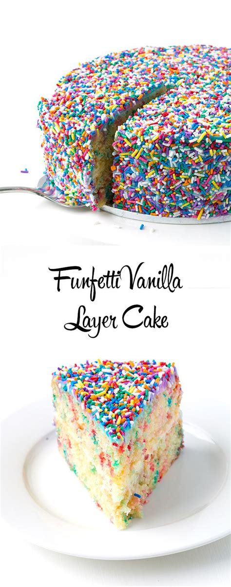 Amazing Funfetti Vanilla Layer Cake Via Best Cake