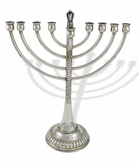 Hanukkah celebrates the triumph of jewish people over religious persecution. Hanukkah Gifts-Sterling Silver Hanukkah Menorah