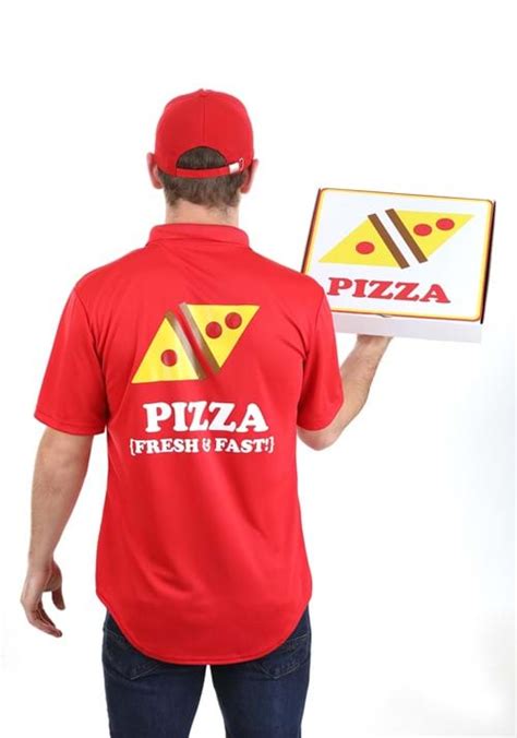 adult pizza delivery guy costume