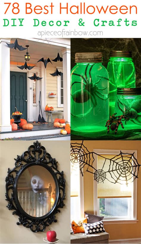 78 Best Diy Halloween Decorations And Crafts A Piece Of Rainbow