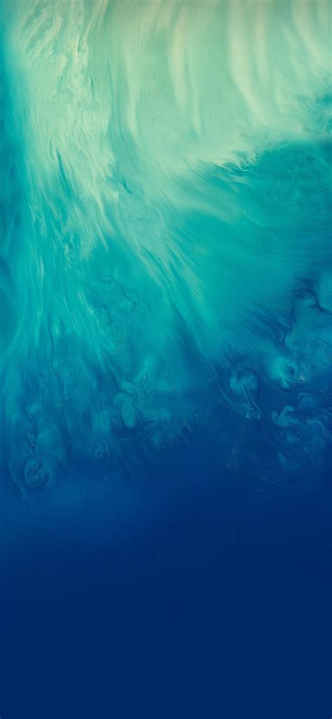 Ios 11 Iphone X Aqua Blue Water Underwater Abstract Apple