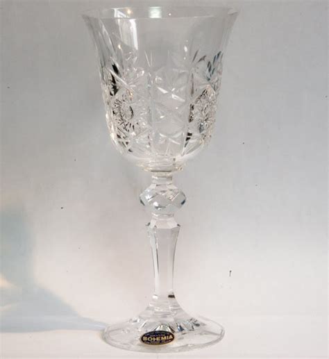 Bohemia Glass Made In Czechoslovakia Fine Cut Lead Crystal Over 24 Pb0 ボヘミアグラス チェコスロバキア Youtube