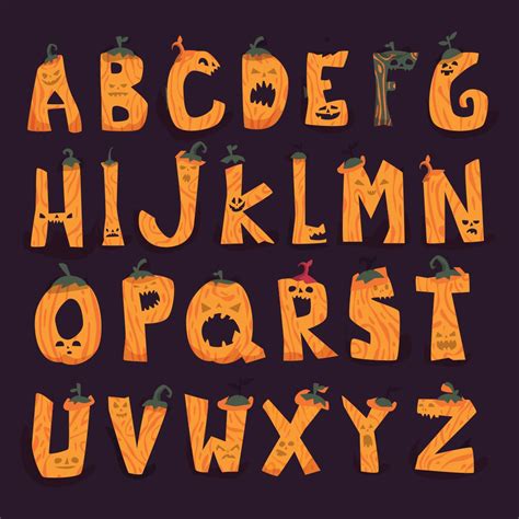 7 Best Images Of Printable Halloween Letters Printable Halloween