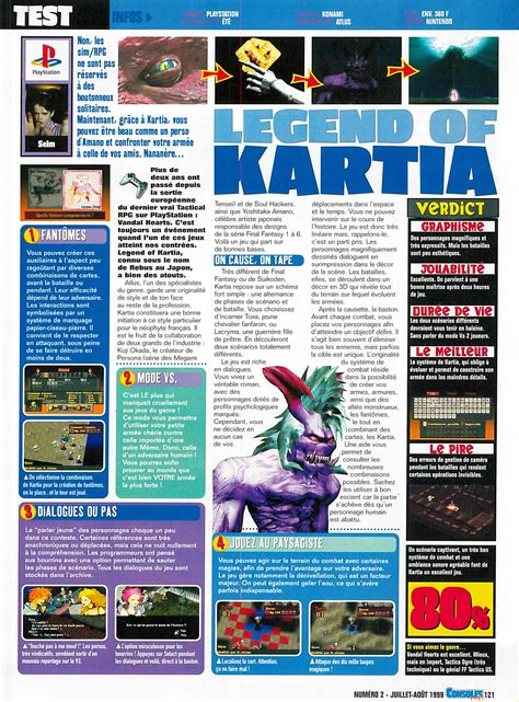 Legend Of Kartia Albums Des Jeux Romstation