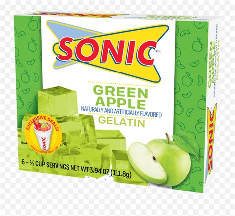 Sonic Green Apple Gelatin 6 Serve Walmartcom Sonic Jello Emojisonic