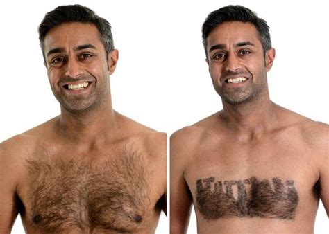 Manscaping Chest Hair Art Designs New York Skyline Stonehenge Sydney