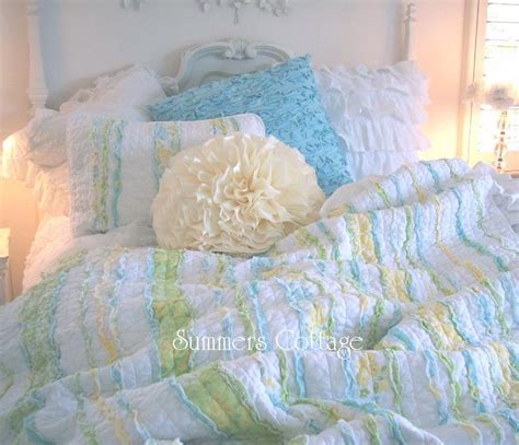 Whether it's beach, nautical or coastal decor, bella coastal has it all! Shabby Chic Bedding Cottage Pillows & Shams