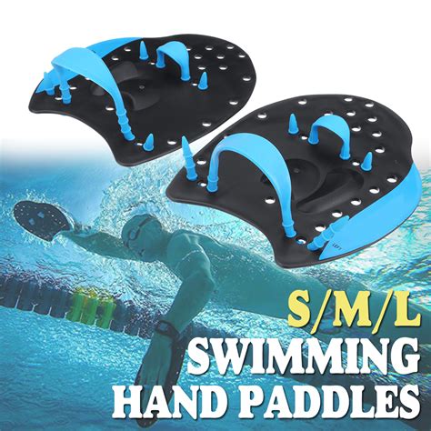 New 1 Pair Kid Adult Swim Swimming Silicone Hand Paddles Chile Shop
