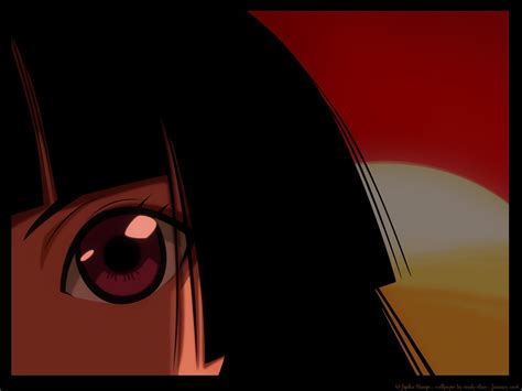 Enma Ai Anime Girls Anime Red Eyes Black Hair Closeup Wallpapers Hd Desktop And Mobile