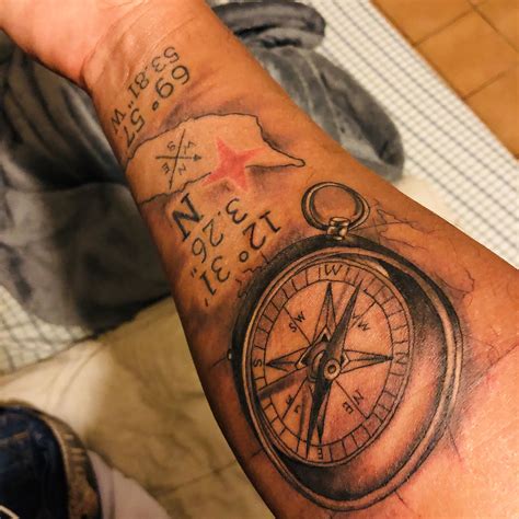 My Tattoo Compass Tattoo Tattoos I Tattoo
