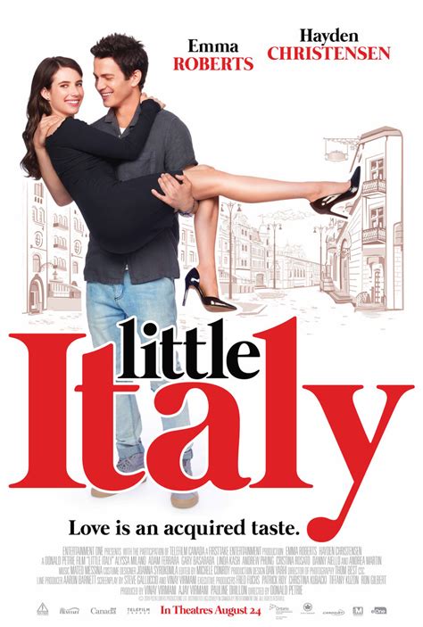 The director of how to lose a guy in 10 days and miss congeniality cooks up a sizzling comedy i knew going into this movie it would be horrible, per all the existing editions of this story on netflix. Watch Little Italy Online for Free | The Putlocker