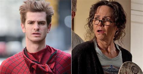 Sag Awards Andrew Garfield Pays A Tribute To His Aunt May Actor Sally Field Who Once
