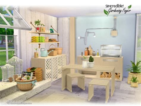Gardening Foyer By Simcredible At Tsr Sims 4 Updates