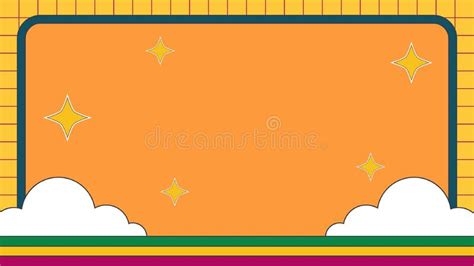 Background In The Modern Retro Graphics Style 15 Stock Vector